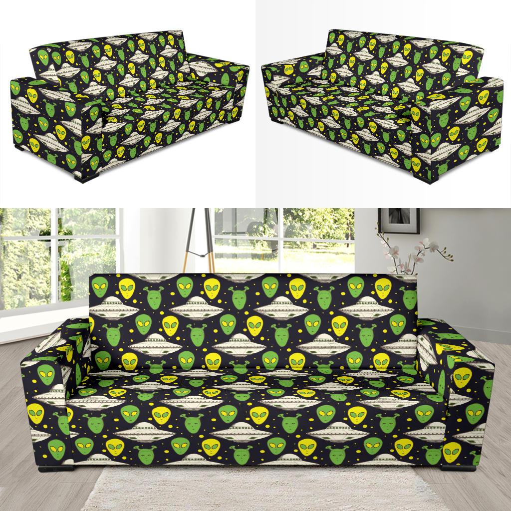 Alien UFO Pattern Sofa Slipcover-JTAMIGO.COM
