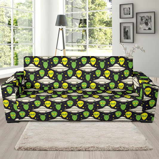 Alien UFO Pattern Sofa Slipcover-JTAMIGO.COM