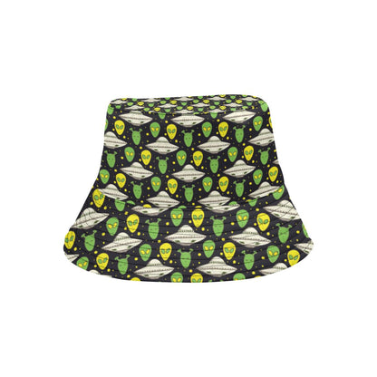 Alien UFO Pattern Unisex Bucket Hat