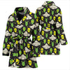 Alien UFO Pattern Women Bath Robe-JTAMIGO.COM