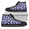 Alien UFO Pattern Women High Top Shoes