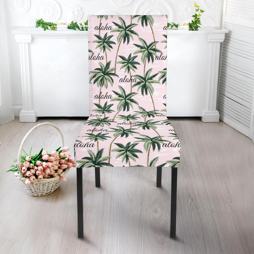Aloha Beach Pattern Design Themed Print Dinning Chair Slipper-JTAMIGO.COM