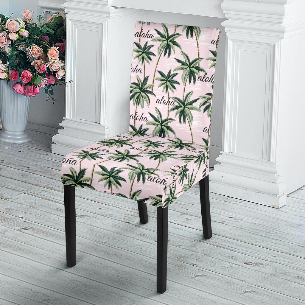 Aloha Beach Pattern Design Themed Print Dinning Chair Slipper-JTAMIGO.COM