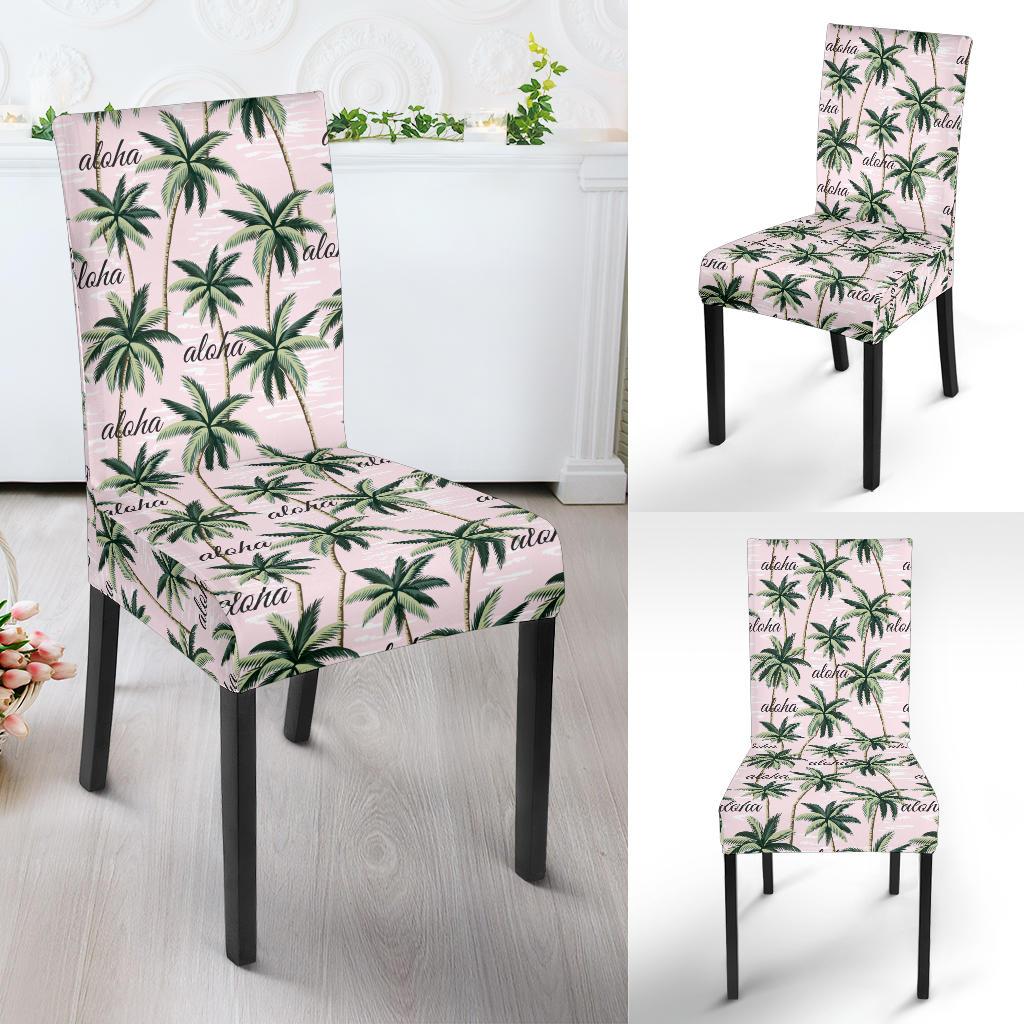Aloha Beach Pattern Design Themed Print Dinning Chair Slipper-JTAMIGO.COM