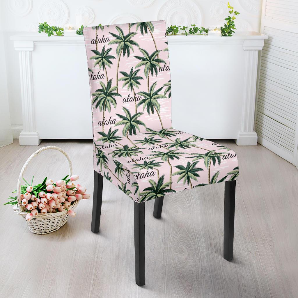 Aloha Beach Pattern Design Themed Print Dinning Chair Slipper-JTAMIGO.COM