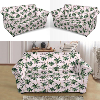 Aloha Beach Pattern Design Themed Print Loveseat Slipcover-JTAMIGO.COM