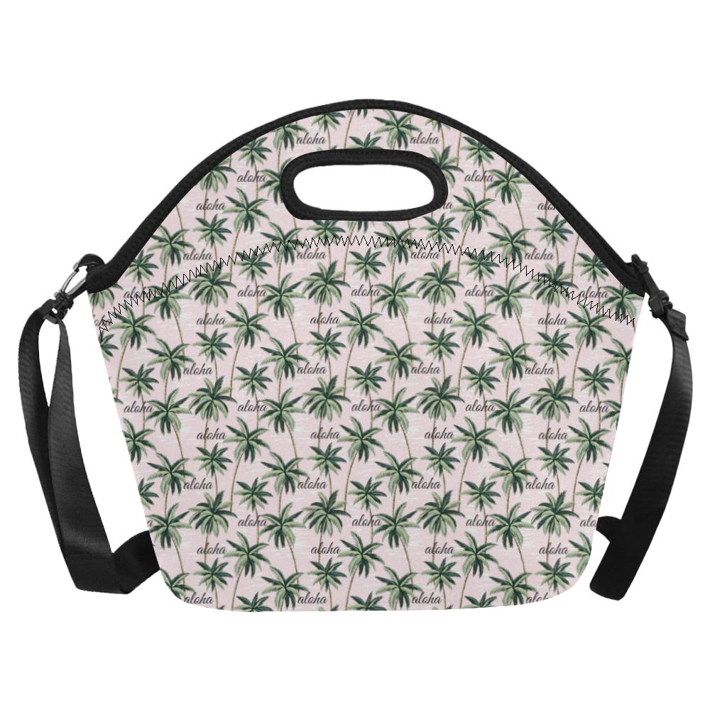 Aloha Beach Pattern Design Themed Print Neoprene Lunch Bag (Model 1669)(Large)-JTAMIGO.COM