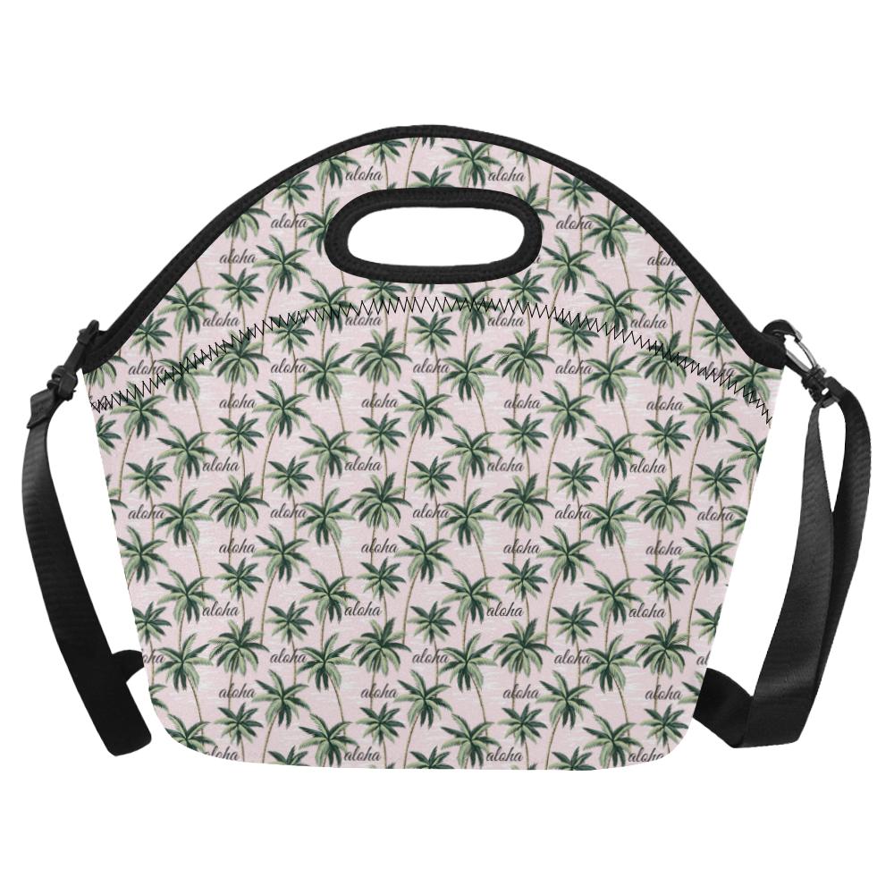 Aloha Beach Pattern Design Themed Print Neoprene Lunch Bag (Model 1669)(Large)-JTAMIGO.COM