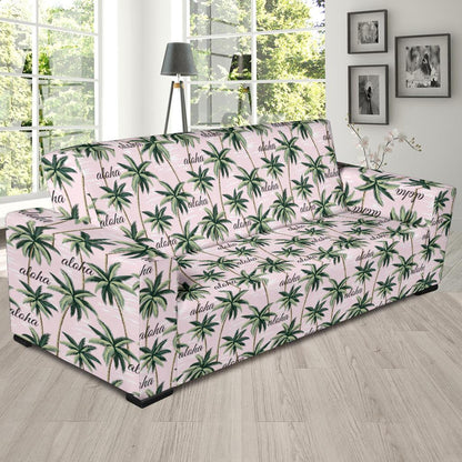Aloha Beach Pattern Design Themed Print Sofa Slipcover-JTAMIGO.COM
