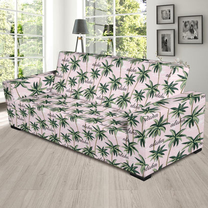 Aloha Beach Pattern Design Themed Print Sofa Slipcover-JTAMIGO.COM