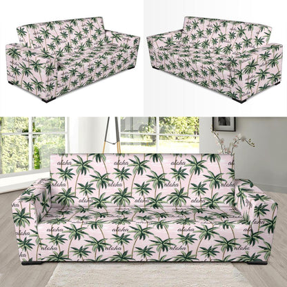 Aloha Beach Pattern Design Themed Print Sofa Slipcover-JTAMIGO.COM