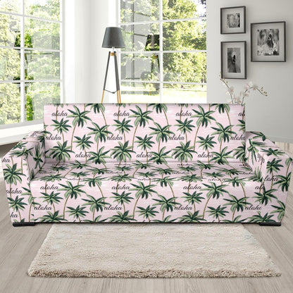 Aloha Beach Pattern Design Themed Print Sofa Slipcover-JTAMIGO.COM