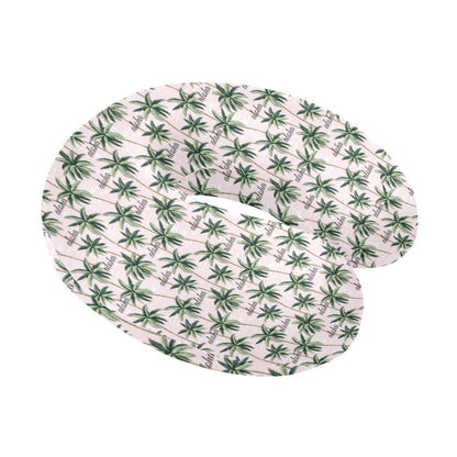 Aloha Beach Pattern Design Themed Print U-Shaped Travel Neck Pillow-JTAMIGO.COM