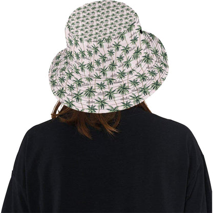 Aloha Beach Pattern Design Themed Print Unisex Bucket Hat