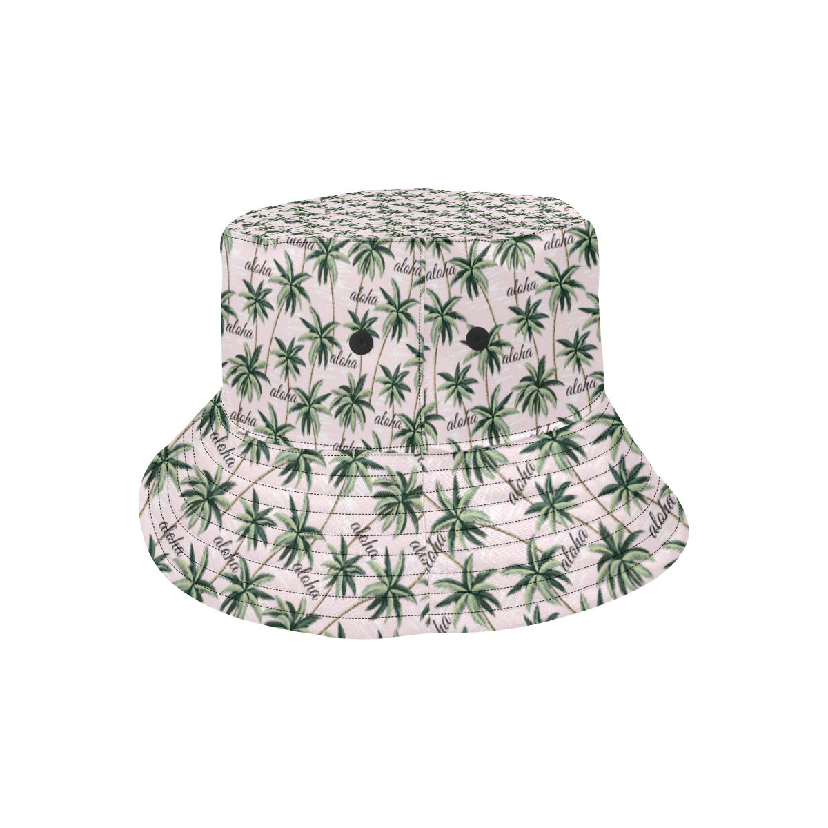 Aloha Beach Pattern Design Themed Print Unisex Bucket Hat