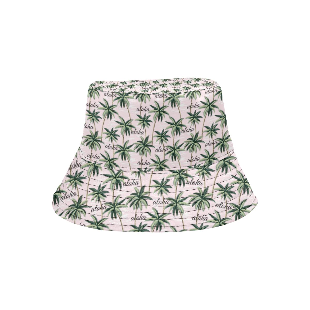 Aloha Beach Pattern Design Themed Print Unisex Bucket Hat