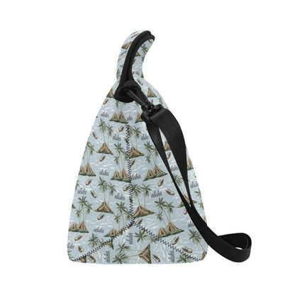Aloha Hawaii island Design Themed Print Neoprene Lunch Bag (Model 1669)(Large)-JTAMIGO.COM