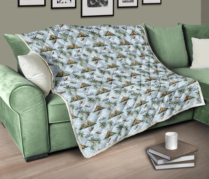 Aloha Hawaii island Design Themed Print Premium Quilt-JTAMIGO.COM