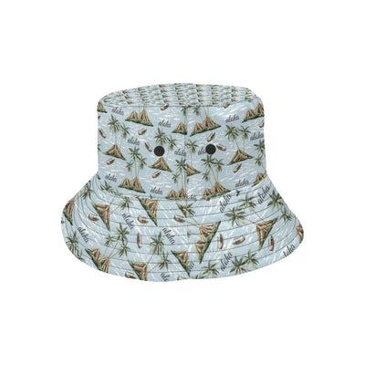 Aloha Hawaii island Design Themed Print Unisex Bucket Hat