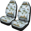 Aloha Hawaii island Design Themed Print Universal Fit Car Seat Covers