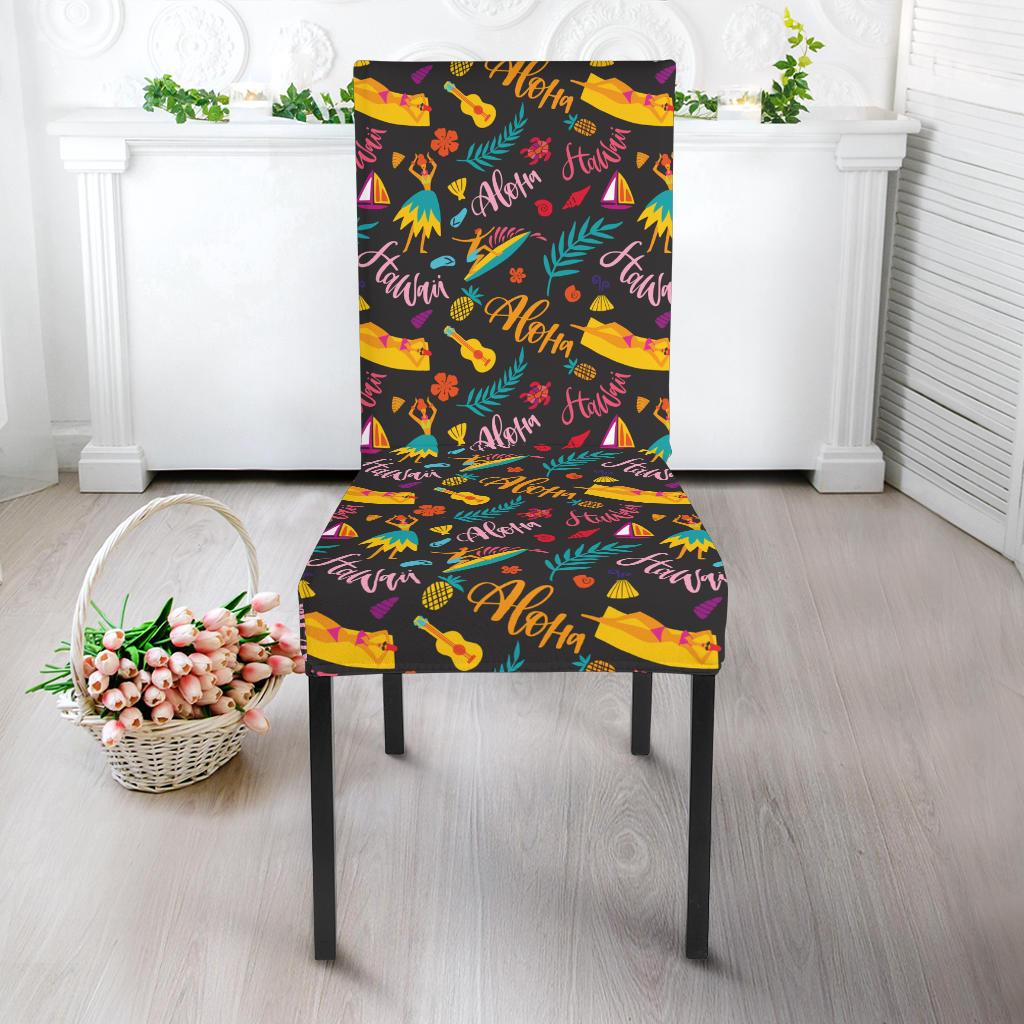 Aloha Hawaii Summer Design Themed Print Dinning Chair Slipper-JTAMIGO.COM