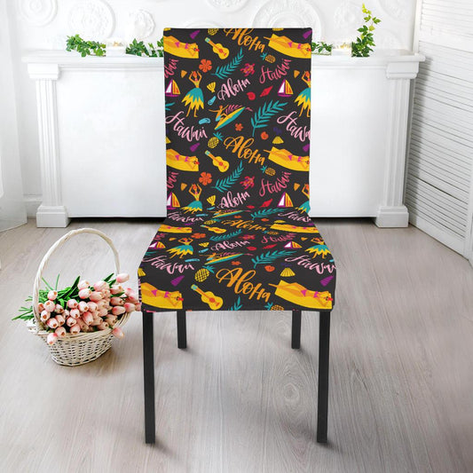 Aloha Hawaii Summer Design Themed Print Dinning Chair Slipper-JTAMIGO.COM