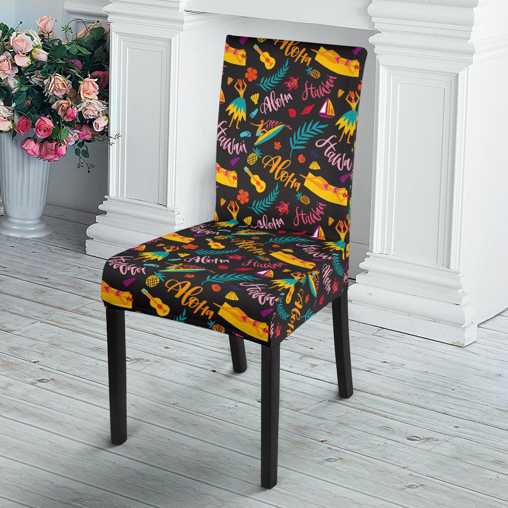 Aloha Hawaii Summer Design Themed Print Dinning Chair Slipper-JTAMIGO.COM