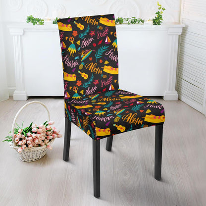 Aloha Hawaii Summer Design Themed Print Dinning Chair Slipper-JTAMIGO.COM