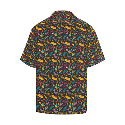 Aloha Hawaii Summer Design Themed Print Men Aloha Hawaiian Shirt