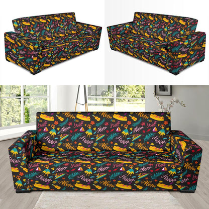 Aloha Hawaii Summer Design Themed Print Sofa Slipcover-JTAMIGO.COM
