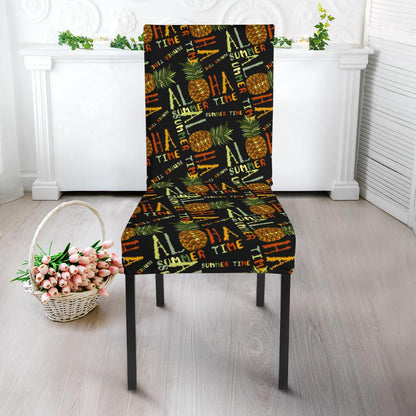 Aloha Hawaii Time Design Themed Print Dinning Chair Slipper-JTAMIGO.COM