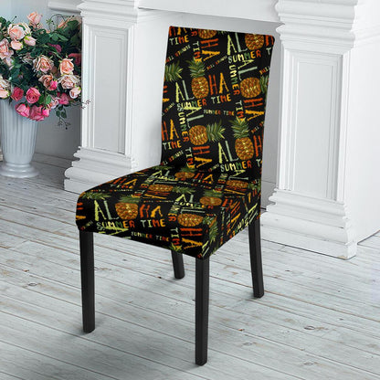 Aloha Hawaii Time Design Themed Print Dinning Chair Slipper-JTAMIGO.COM