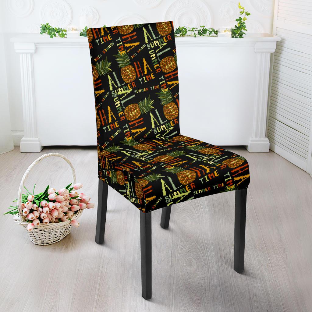 Aloha Hawaii Time Design Themed Print Dinning Chair Slipper-JTAMIGO.COM