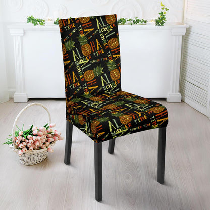 Aloha Hawaii Time Design Themed Print Dinning Chair Slipper-JTAMIGO.COM
