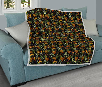 Aloha Hawaii Time Design Themed Print Premium Quilt-JTAMIGO.COM