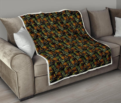 Aloha Hawaii Time Design Themed Print Premium Quilt-JTAMIGO.COM