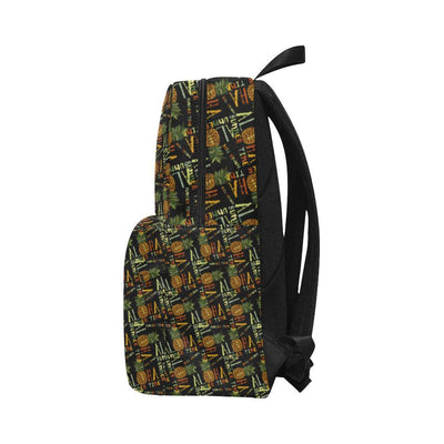 Aloha Hawaii Time Design Themed Print Waterproof Backpack-JTAMIGO.COM