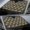 Alpaca Cactus Design Themed Print Car Sun Shade For Windshield