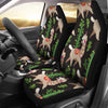 Alpaca Cactus Design Themed Print Universal Fit Car Seat Covers