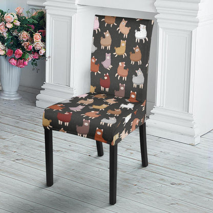Alpaca Cute Design Themed Print Dinning Chair Slipper-JTAMIGO.COM