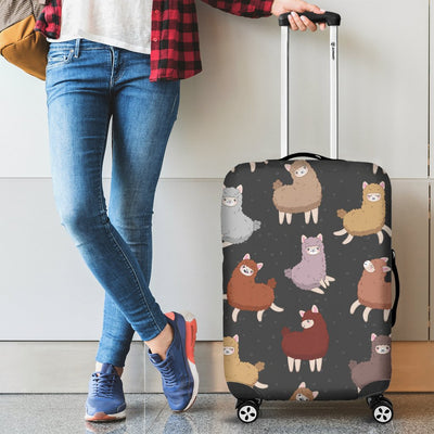 Alpaca Cute Design Themed Print Luggage Cover Protector