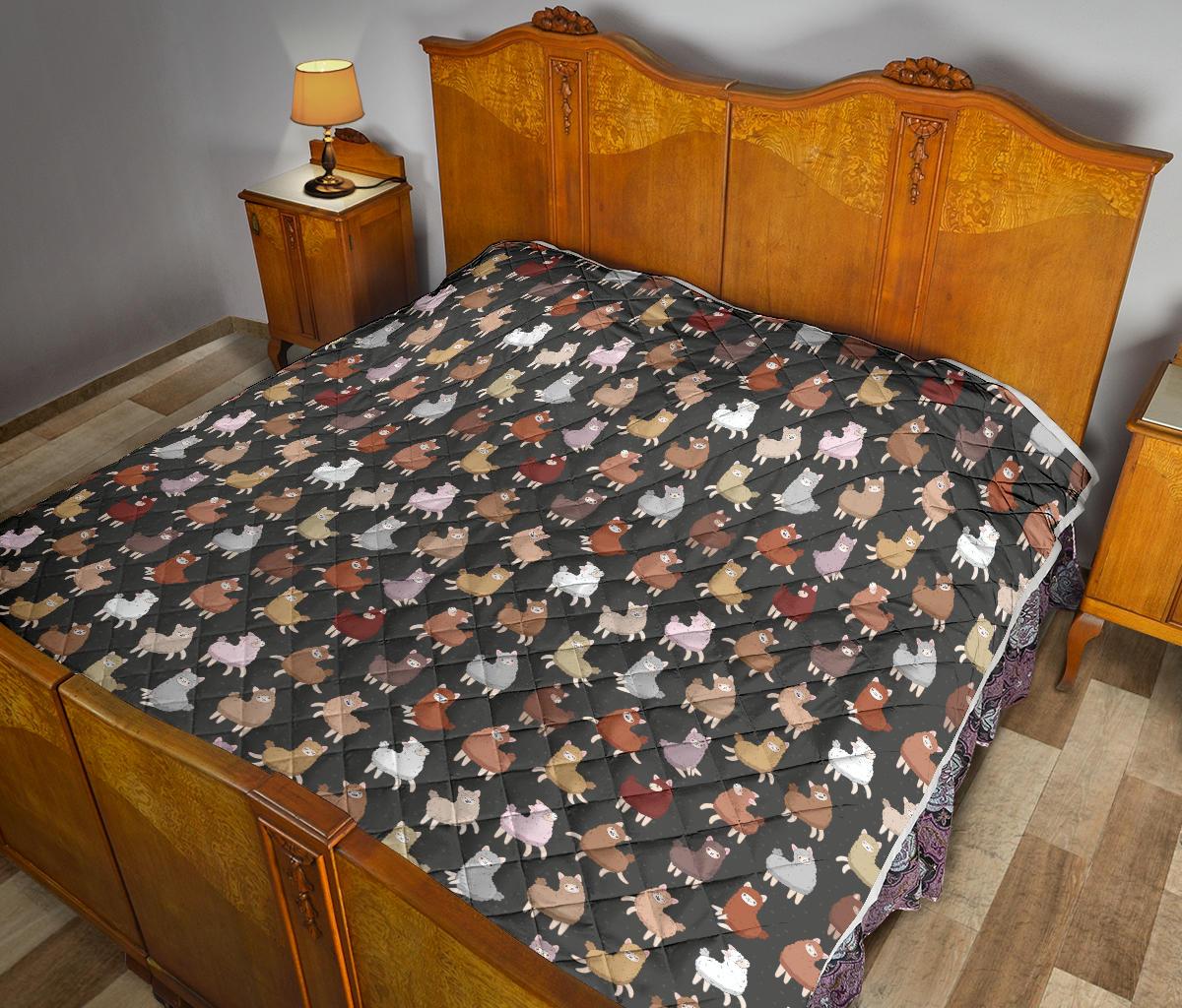 Alpaca Cute Design Themed Print Premium Quilt-JTAMIGO.COM