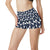 Alpaca Heart Star Design Themed Print High Waisted Spandex Shorts-JTAMIGO.COM