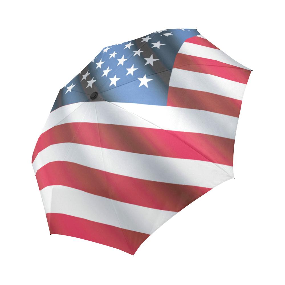 American flag Classic Automatic Foldable Umbrella