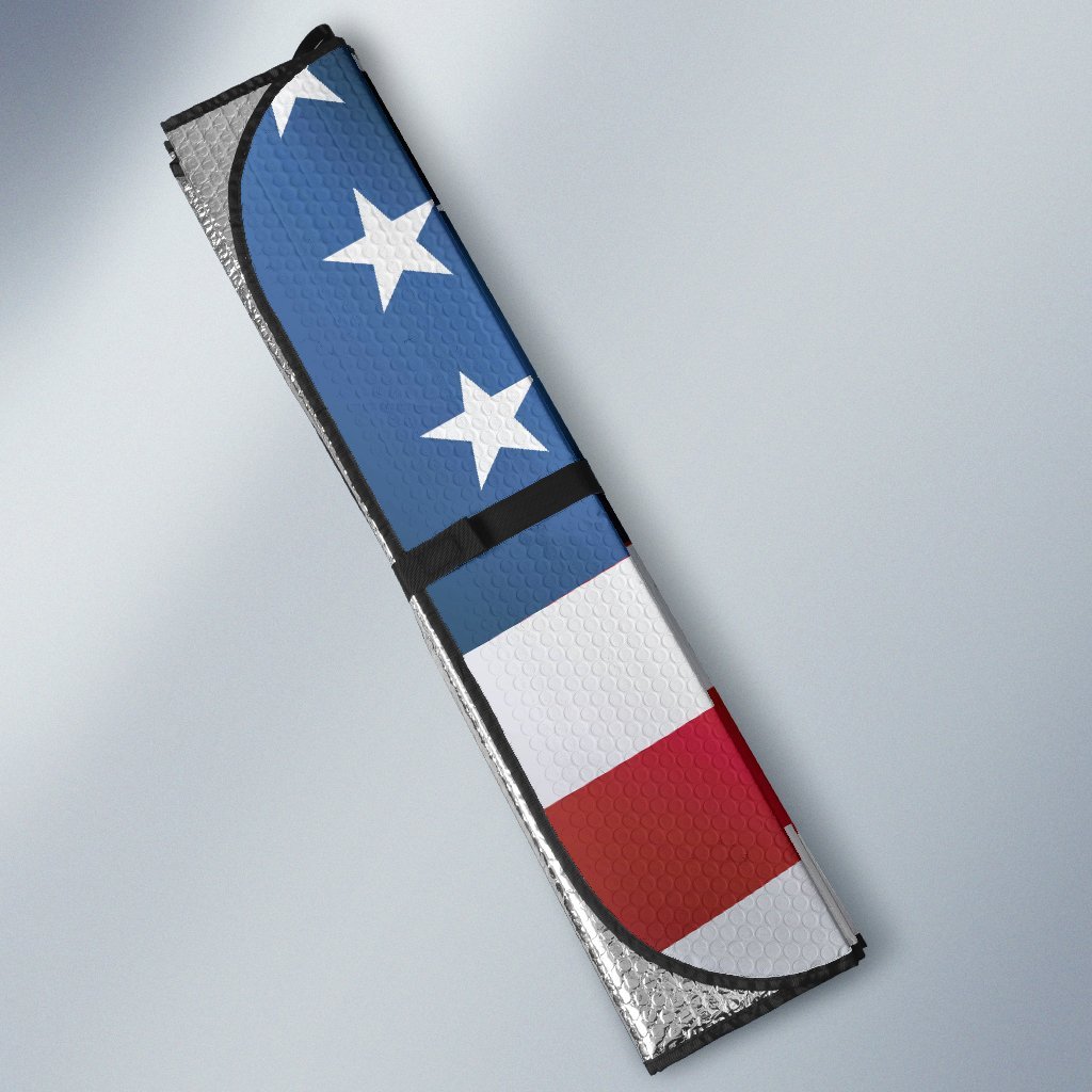 American Flag Classic Car Sun Shade For Windshield