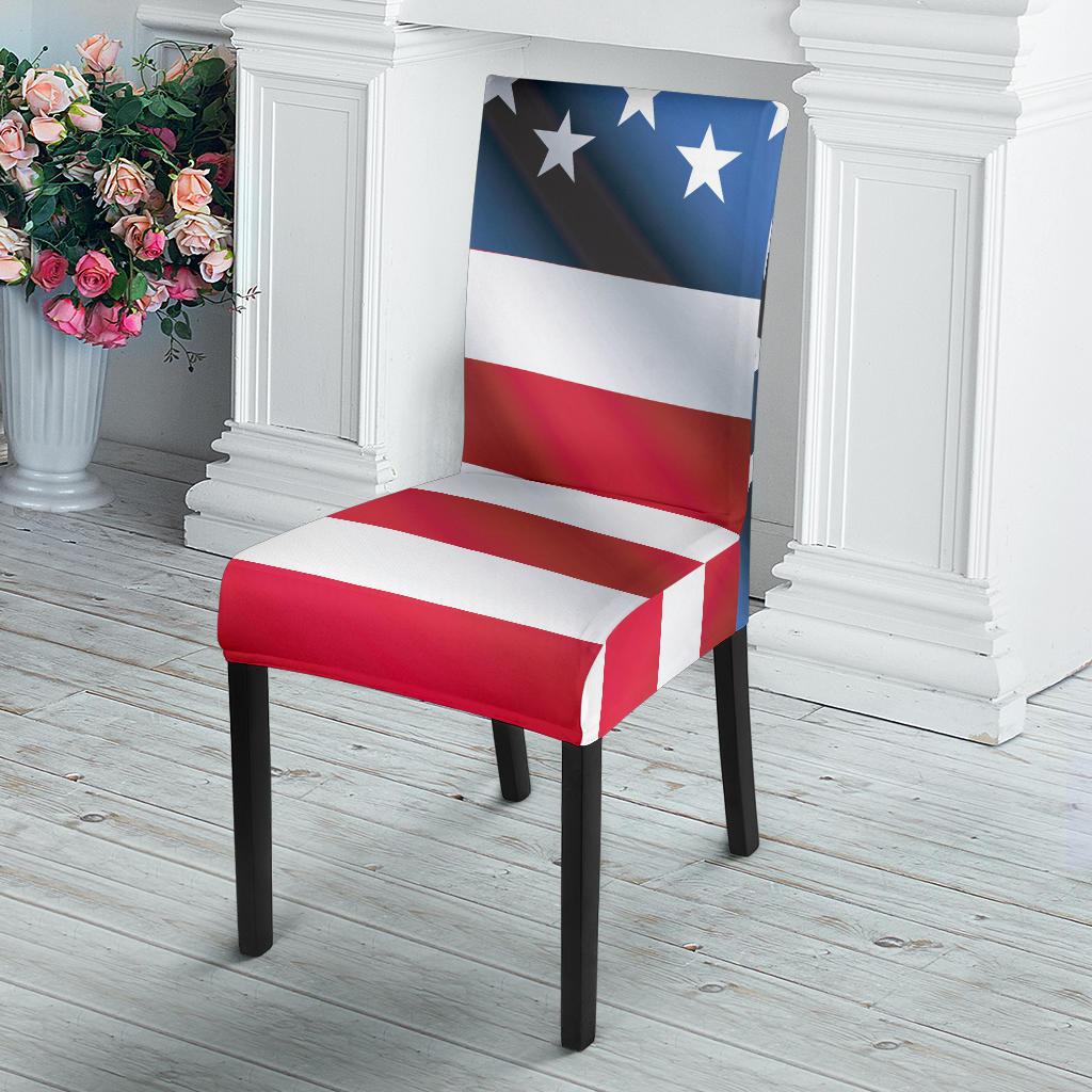 American flag Classic Dinning Chair Slipper-JTAMIGO.COM