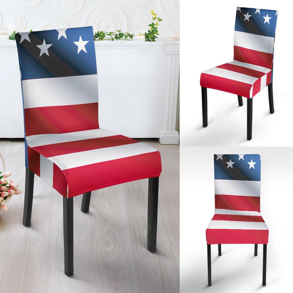 American flag Classic Dinning Chair Slipper-JTAMIGO.COM