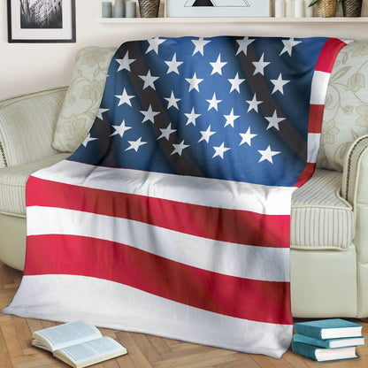 American Flag Classic Fleece Blanket