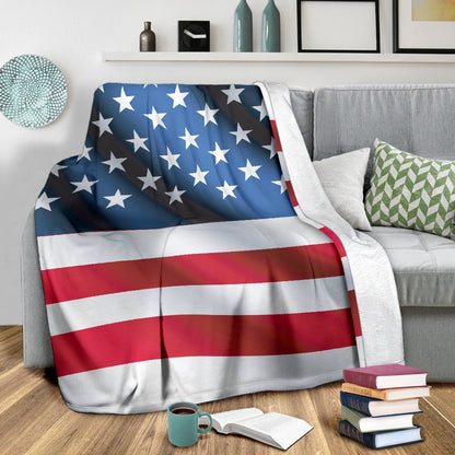 American Flag Classic Fleece Blanket