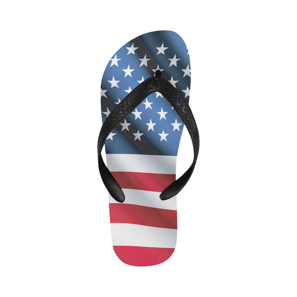 American flag Classic Flip Flops-JTAMIGO.COM